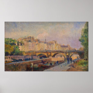 Poster Lebourg - Paris A Ponte Neuf