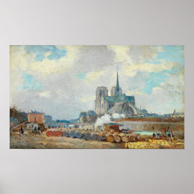 Poster Lebourg - Paris Notre Dame (Frente)