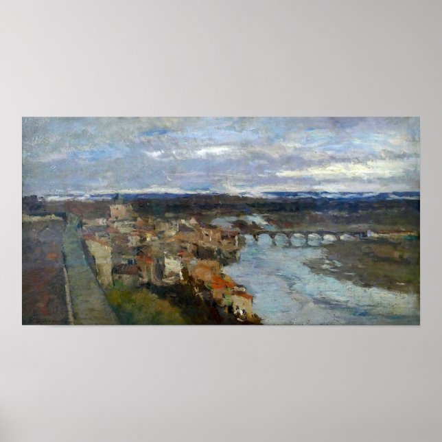 Poster Lebourg - Ponte Du Chateau (Frente)