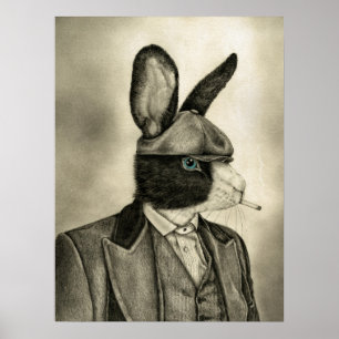 Poster Lebre de fumo