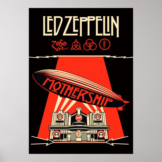 Poster led zeppelin album cover (Frente)