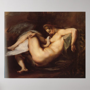 Pôster Leda e a cisne