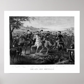 Poster Lee e seus generais