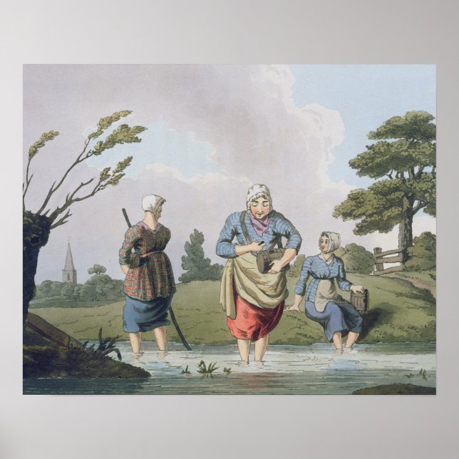 Pôster Leech Finders, da camisa "Costume of Yorkshire" (Frente)