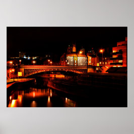 Pôster Leeds à noite