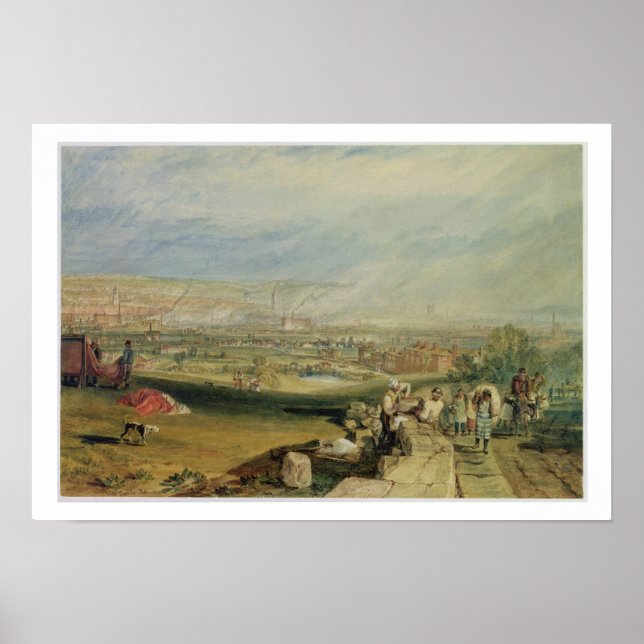 Pôster Leeds (w/c em papel-lama) (Frente)