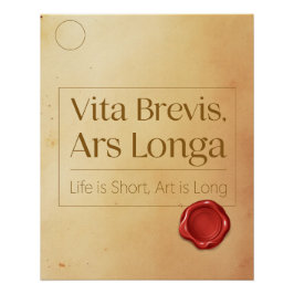 Pôster Legacy Motivational Quote - Latin Poster Art