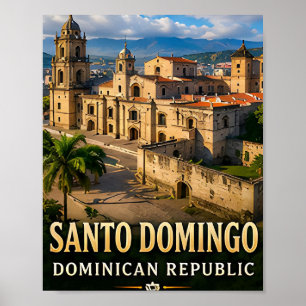 Poster Legado Colonial de Santo Domingo e Costa Caribenha