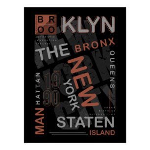 Pôster Legado de Boroughs da NYC
