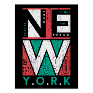 Pôster Legado de Nova York: Boroughs, História e Resiliên
