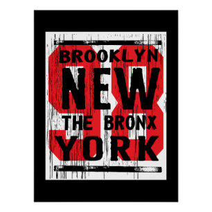 Pôster Legado de Nova York: Orgulho Borough & Bordo Urban