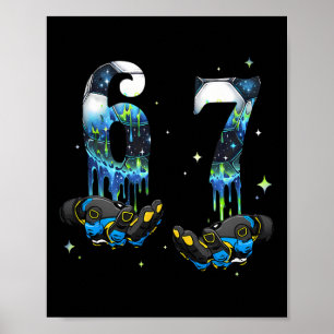 Poster Legal 67 Seis Sete Meme Futebol Chutebola Gotejame