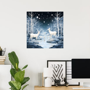 Poster Legal amantes de veados de inverno