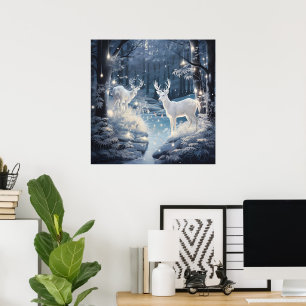 Poster Legal amantes de veados de inverno