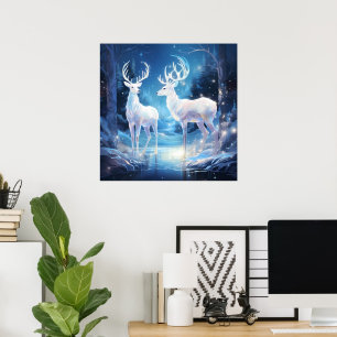 Poster Legal amantes de veados de inverno