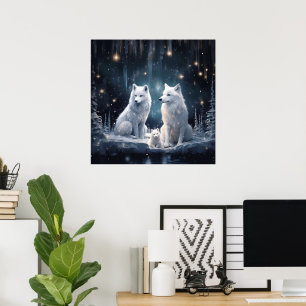 Poster Legal amantes do lobo de inverno