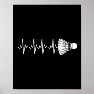 Poster Legal Badminton Para Homens Que Encerram Equipe De