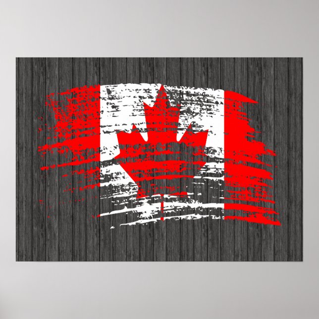 Pôster Legal bandeira canadiana design (Frente)