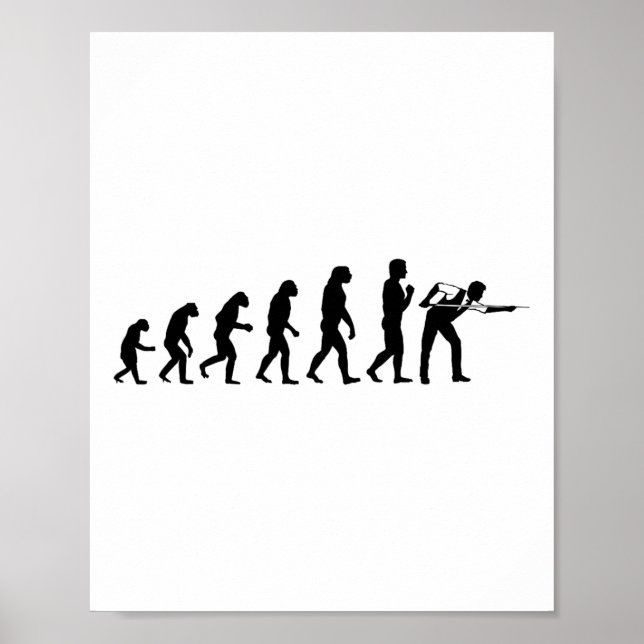 Poster Legal Billiards Evolution Engraçado Cue Ll Stick P (Frente)