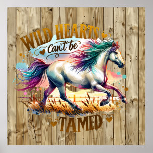 Poster Legal cavalo selvagem ocidental