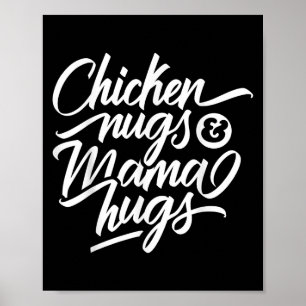 Poster Legal Citação Gráfica - Frangos De Frango E Abraço