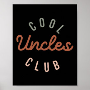 Poster Legal Clube de Tios Melhor Tio Tão Engraçado Fath