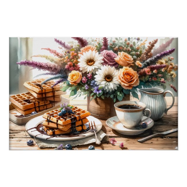 Pôster Legal comida amante o café da manhã (Frente)