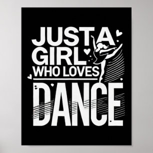 Poster Legal Dança Arte Para Mulheres Meninas Jazz Dançan