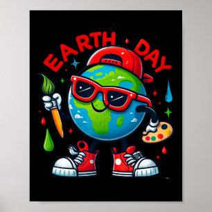 Poster Legal Dia da Terra 2025 Crianças Engraçadas do Dia