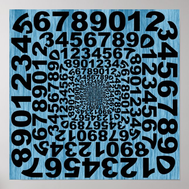 Pôster Legal ilusão de número (Frente)