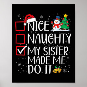 Poster Legal Levado Minha Irmã Me Fez Fazer Natal San