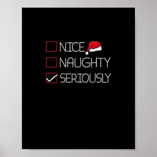 Poster Legal Levado Sério Natal Estilo Moderno