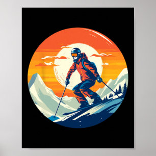 Poster Legal Para O Snowboard E O Lover De Esqui Na Boca
