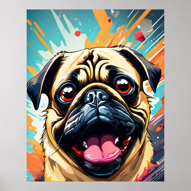Poster Legal Pug (Frente)
