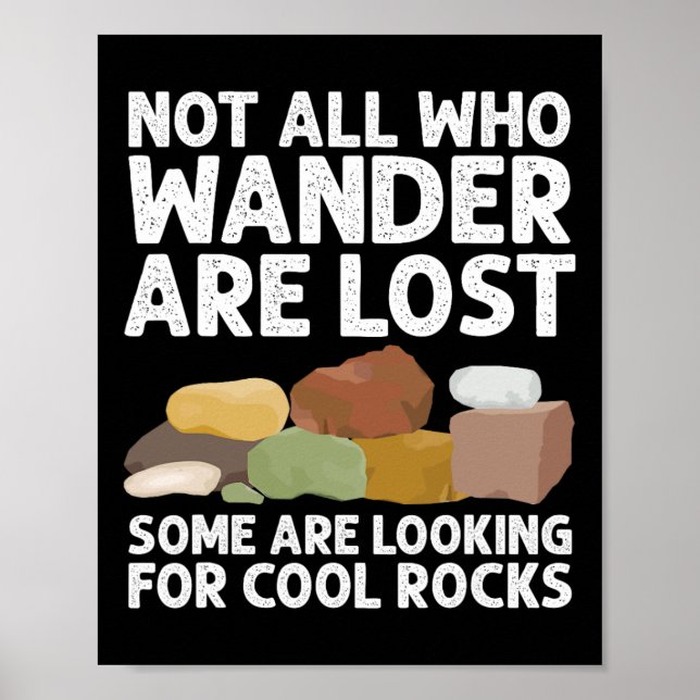 Poster Legal Rock Collector Art For Men Geology Hunt (Frente)
