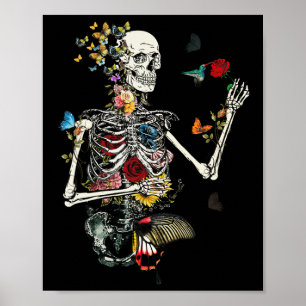 Poster Legal SkeletPlant Nature Flower Halloween
