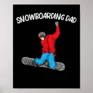 Poster Legal Snowboard Para Pai Papa Snowboard Wint