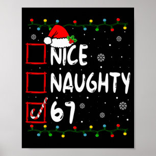 Poster Legal Travesso 6 7 Meme 67 Natal Seis Sete Xmas