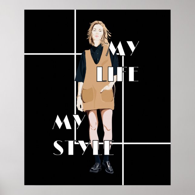 Poster Legal Vintage Pinup Girl (Frente)