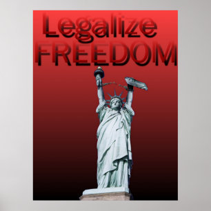 Poster Legalize a liberdade