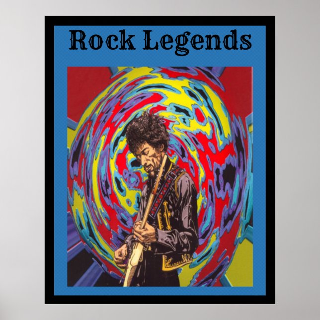 Poster Legenda de Rock (Frente)