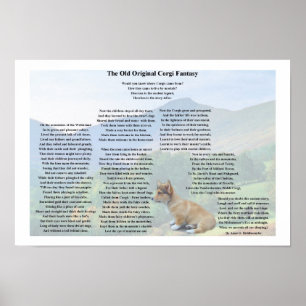 Poster legenda do corgi