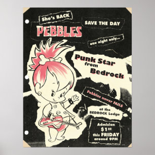 Poster Legenda do Punk Rock PEBBLES™