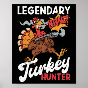 Poster Legendário Caçador Turco Engraçado Caça Turquia