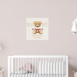 Poster Legendary Red Belt Judo Bear – Baby Shower 