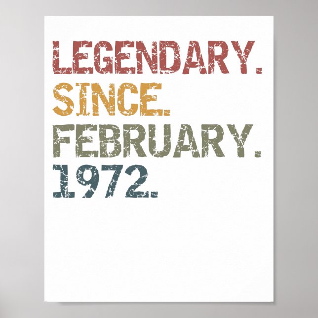 Poster Legendary since February 1972 (Frente)