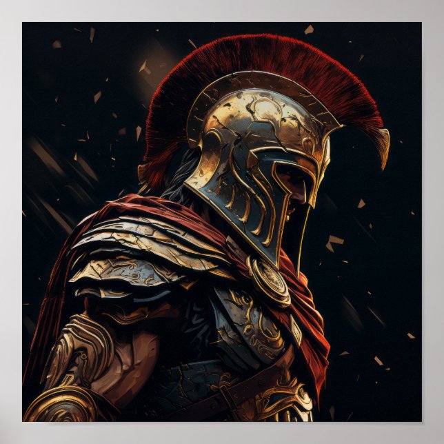 Poster Legendas de Spartan: Tenacidade Inabalável em um P (Frente)