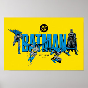 Poster Legendas do Batman para Sempre Gráfico