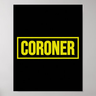 Poster Legista Uniforme Costume Halloween