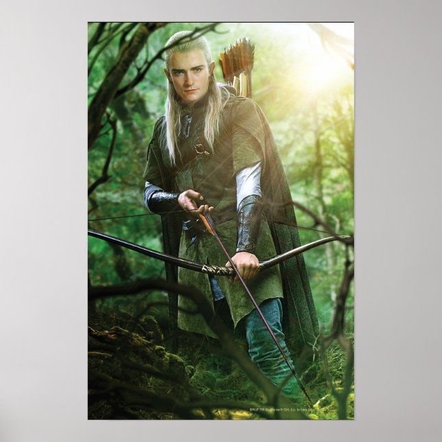 Pôster LEGOLAS GREENLEAF™ com arco (Frente)